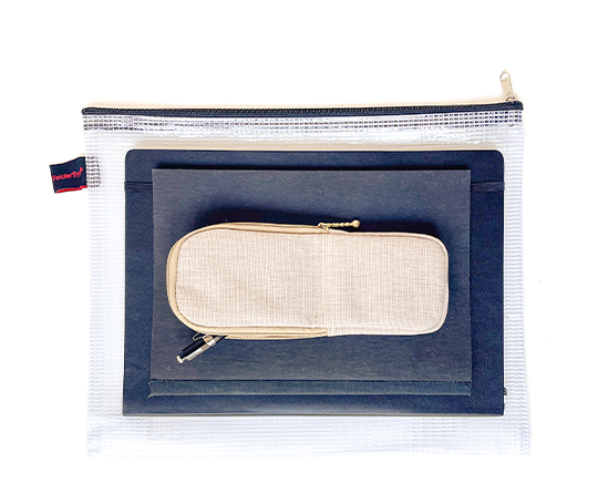 Pochette B5 à tirette noire