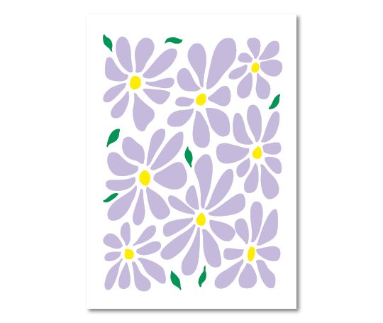 Carte - Flower power