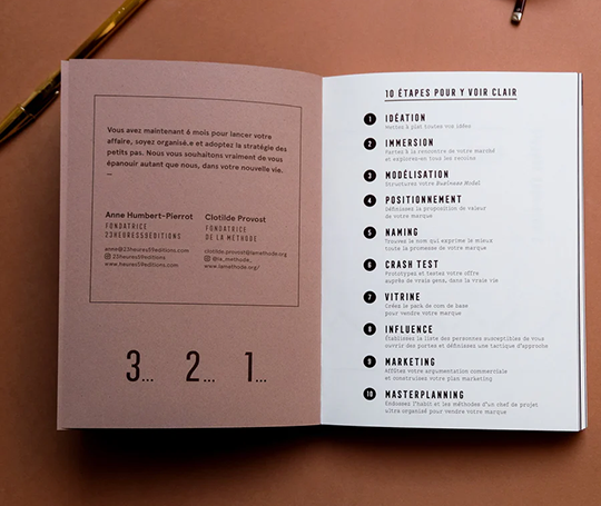 Carnet pour entreprendre