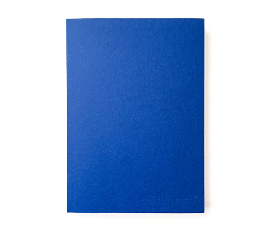 Mishmash - carnet Naked A5 - Bleu cobalt