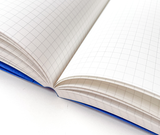 Mishmash - carnet Naked A5 - Bleu cobalt