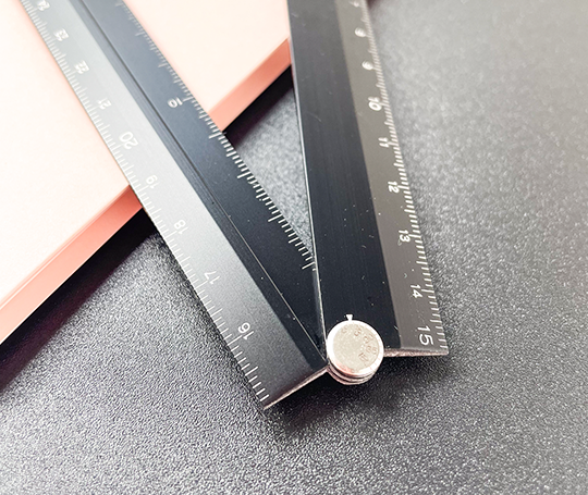 Midori règle pliable de 30 cm en aluminium