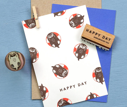 Cachet - Bébé loutre