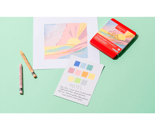 Caran d'Ache NEOCOLOR II Aquarelle 50 ans 10 pastels -  Pastel