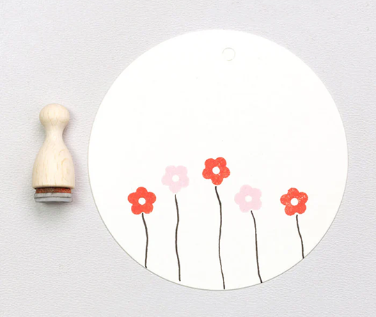 Cachet - Mini fleur ronde