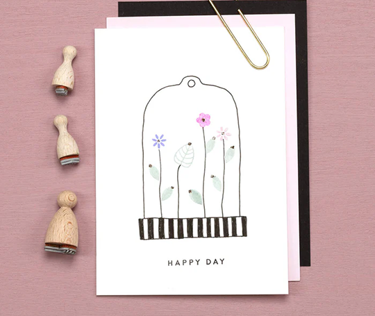 Cachet - Mini fleur ronde