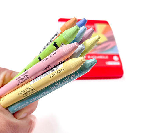 Caran d'Ache NEOCOLOR II Aquarelle 50 ans 10 pastels -  Pastel