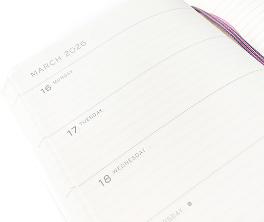 Leuchtturm agenda 25/26 A5 souple semaine & notes - Dusty Rose