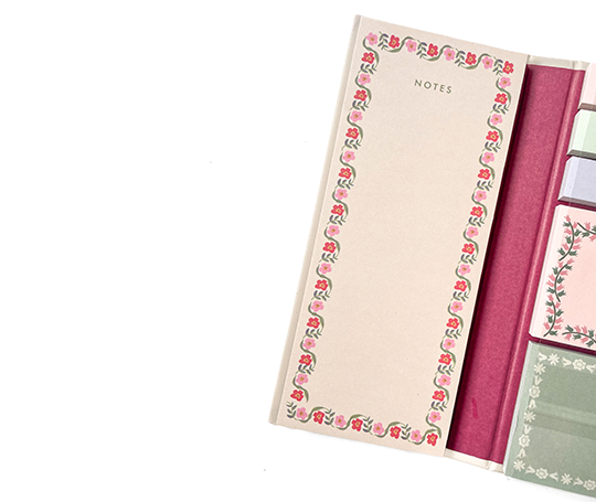 Rifle Paper co - Set de notes adhésives à motif fleuri