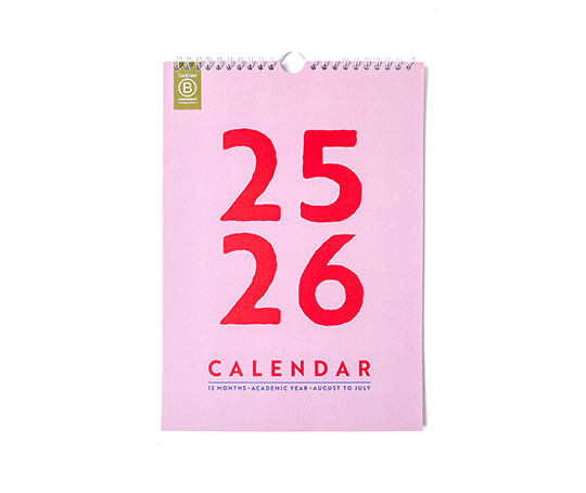 Calendrier académique 25/26 A4 - Bold colour