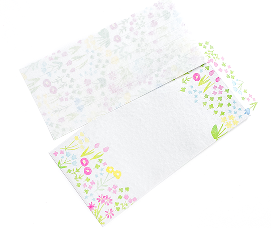 Papier à lettres "Le billet du jour" - Le jardin