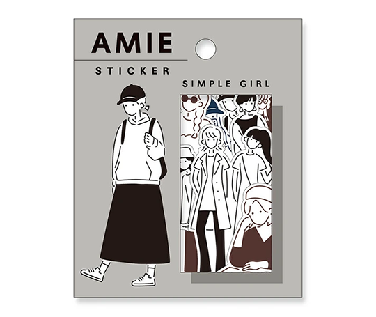 Grands autocollants - Amie Simple girl