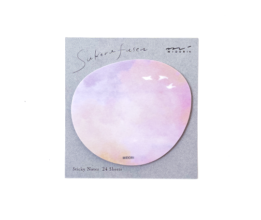 Midori - notes adhésives translucides - Coucher de soleil