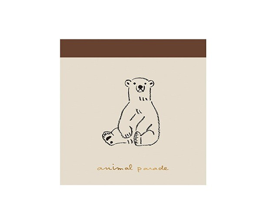 Bloc-notes Animal Parade - Ours polaire