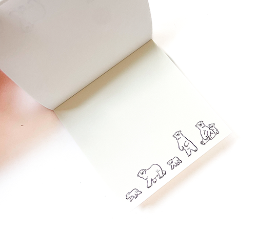 Bloc-notes Animal Parade - Ours polaire