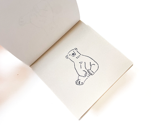 Bloc-notes Animal Parade - Ours polaire