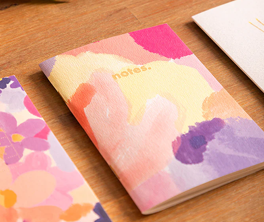 Duo de petits carnets à pages blanches - Flower Garden