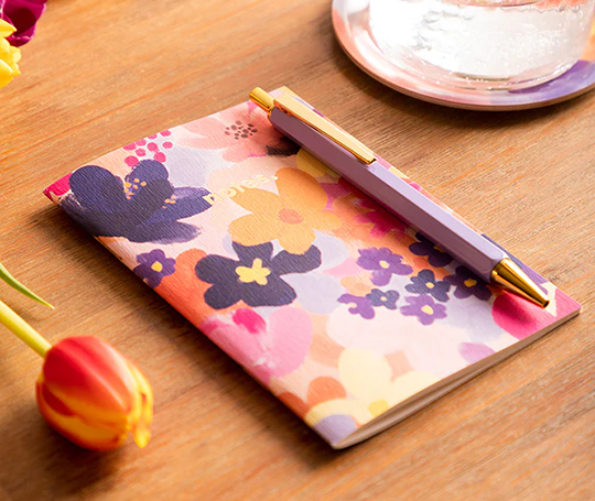 Duo de petits carnets à pages blanches - Flower Garden