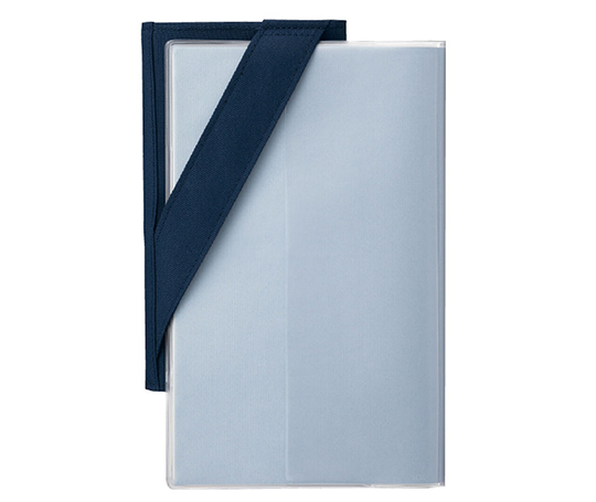 Trousse bleue rectangulaire plate à pressions