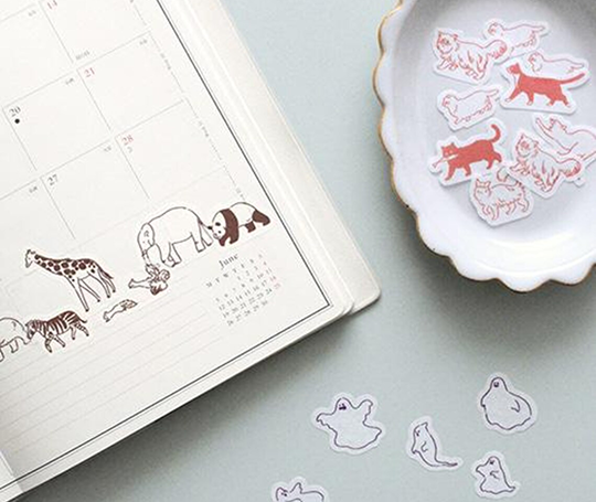 Autocollants "flake" Ah là là - Animaux