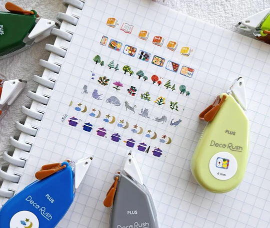 Mini dérouleur de washi tape Deco Rush - Lune