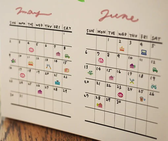 Mini dérouleur de washi tape Deco Rush - Lune