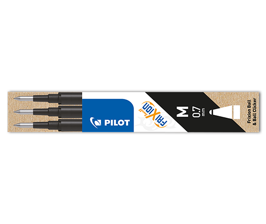 Pilot Frixion Ball - Set de 3 recharges M (0.7mm)