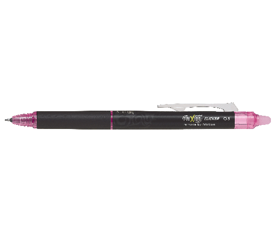 Pilot Frixion Point Clicker - Roller à encre gel effaçable - Rose