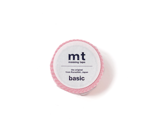 MT basic - washi tape Hougan sakura (quadrillage)