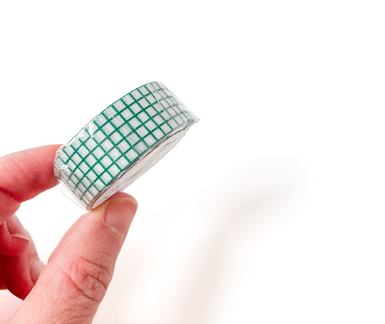MT basic - washi tape Hougan emerald (quadrillage)