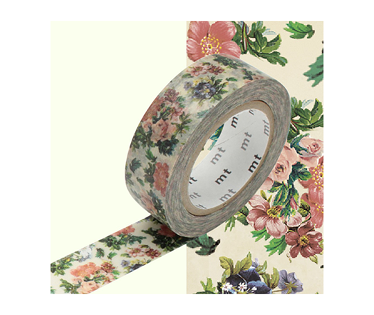MT ex - washi tape Liberty fleurs vintage