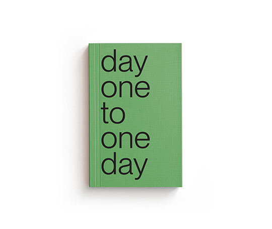 2026 Planner "day one to one day"  - Chlorophyl