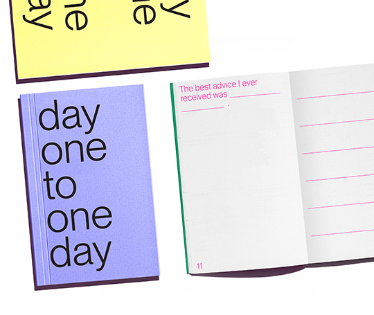 2026 Planner "day one to one day" - Berry milk