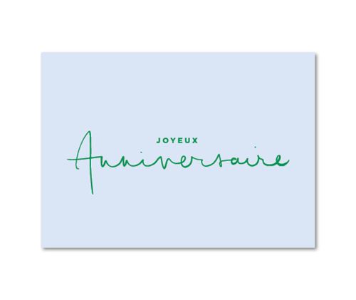 Joyeux anniversaire