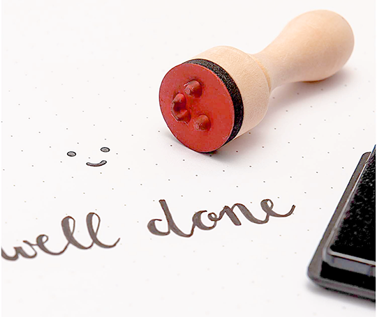 Tampon - Petit visage joyeux