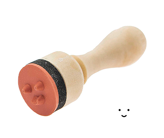 Tampon - Petit visage joyeux