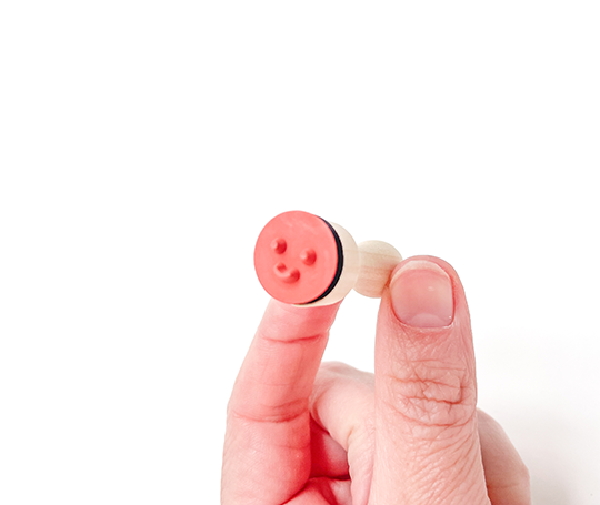 Tampon - Petit visage joyeux