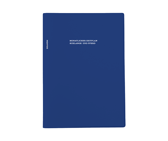 Hightide Agenda 2026 mensuel - Schlange und Pferd (type K)