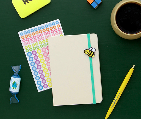 Hightide Agenda 2026 blocs - Abeille - Ivoire (type A)