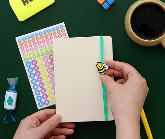 Hightide Agenda 2026 blocs - Abeille - Ivoire (type A)