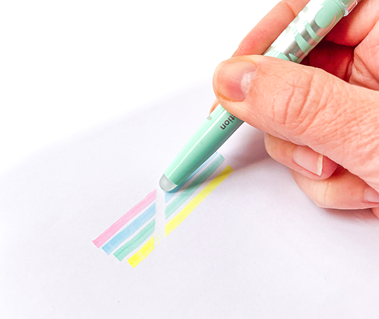Pilot Frixion Light - Surligneur à encre effaçable - Jaune Pastel