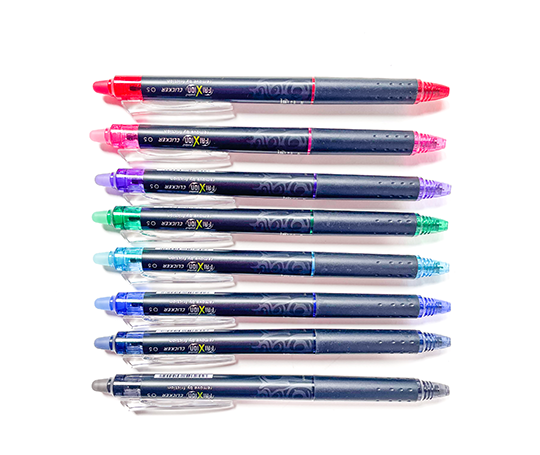 Pilot Frixion Point Clicker - Roller à encre gel effaçable - Violet