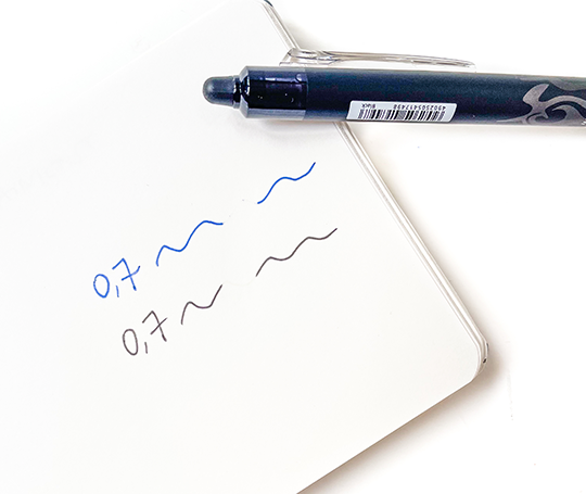 Pilot Frixion Ball Clicker - Roller à encre gel effaçable - Bleu