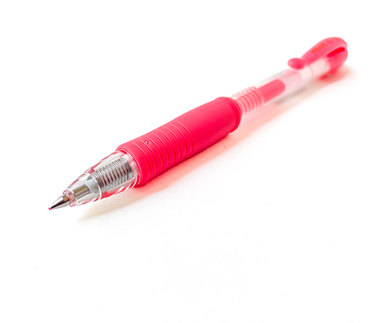 Pilot G-2 - Roller à encre gel - Rouge Fluo