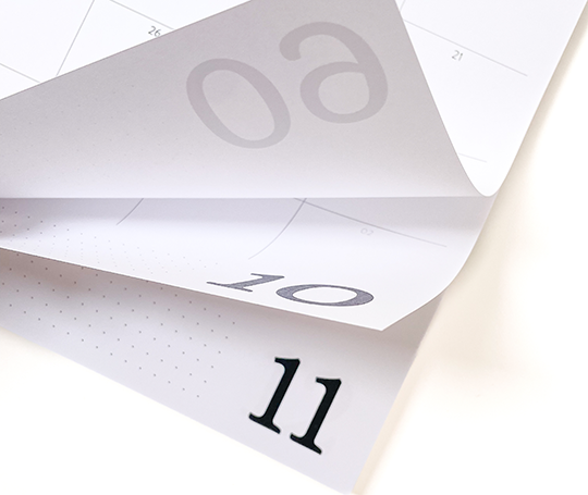 Calendrier 2025-2026 Lundi - 16 mois