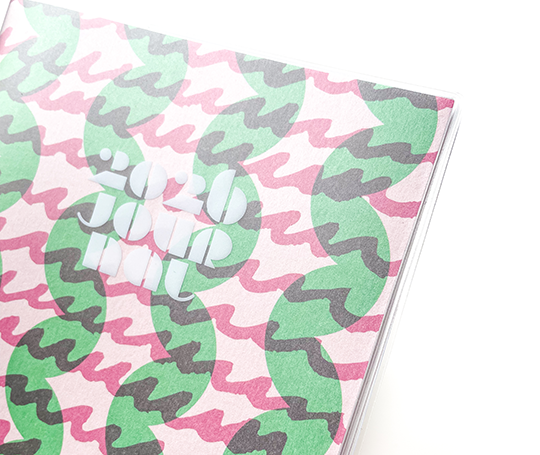 Hightide Agenda 2026 mensuel - Vagues - Rose/vert (type K)