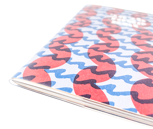 Hightide Agenda 2026 mensuel - Vagues - Bleu/rouge (type K)