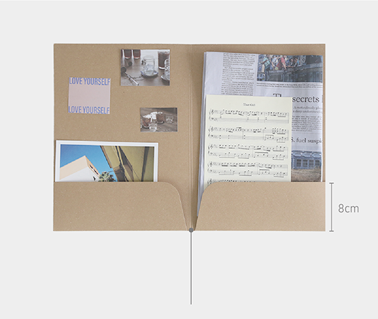 Chemise A4 en carton