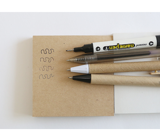 Bloc mémo à fermeture japonaise