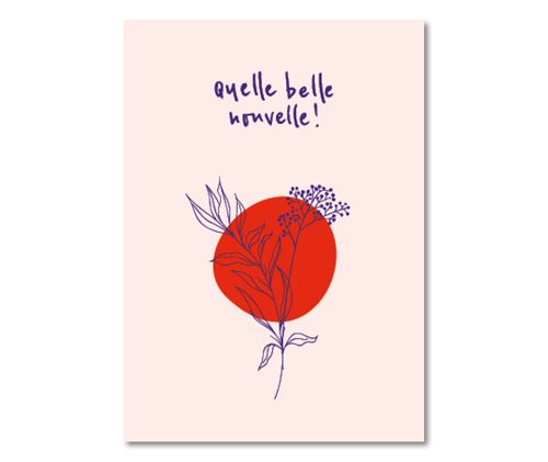 Carte - Quelle belle nouvelle !